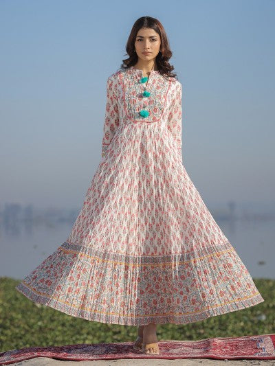 Floral Printed Summer Kurti